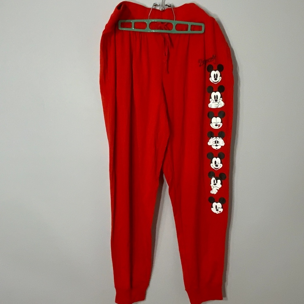 DISNEY red sweats NWT